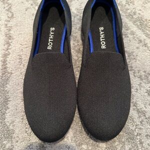 Rothy’s black loafers Brand New size 8.5